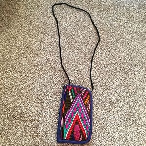 Handmade Embroidered Mini Costa Rican Crossbody Pouch